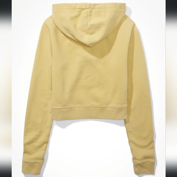 American Eagle Cropped Zip-up Hoodie - Picture 2 of 4
